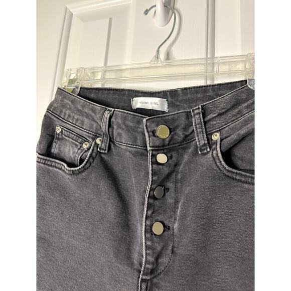 Anine Bing Frida Button Fly Skinny Jeans Size 29 - Picture 6 of 8